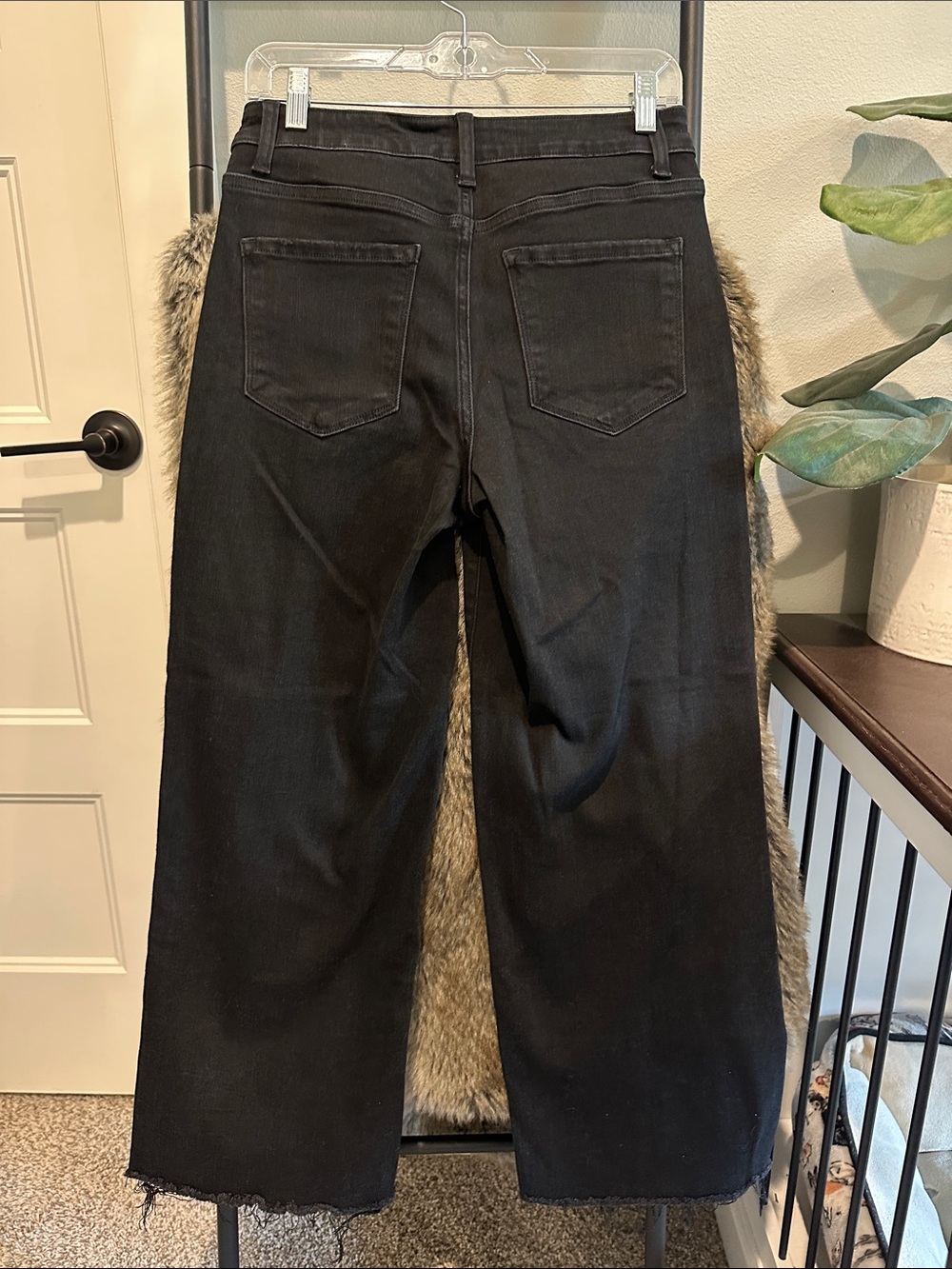 Flying Monkey Black High-Rise Wide-Leg Jeans with Button Fly - Picture 6 of 7